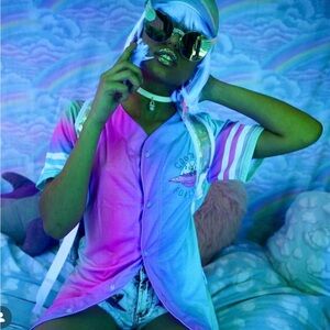 Vibrant Multicolor Baseball Jersey